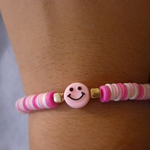 Clay bead bracelet